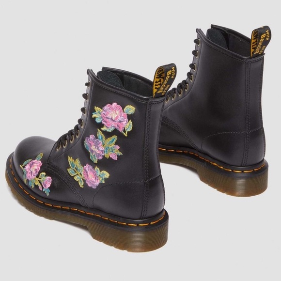 NEW Dr. Martens 1460 Vonda II Flower Embroidered Boots - Picture 5 of 11